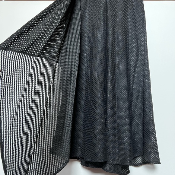 Hiraeth black skirt with zip close. A bit of a mesh overlay and lined No stretch - Picture 2 of 5